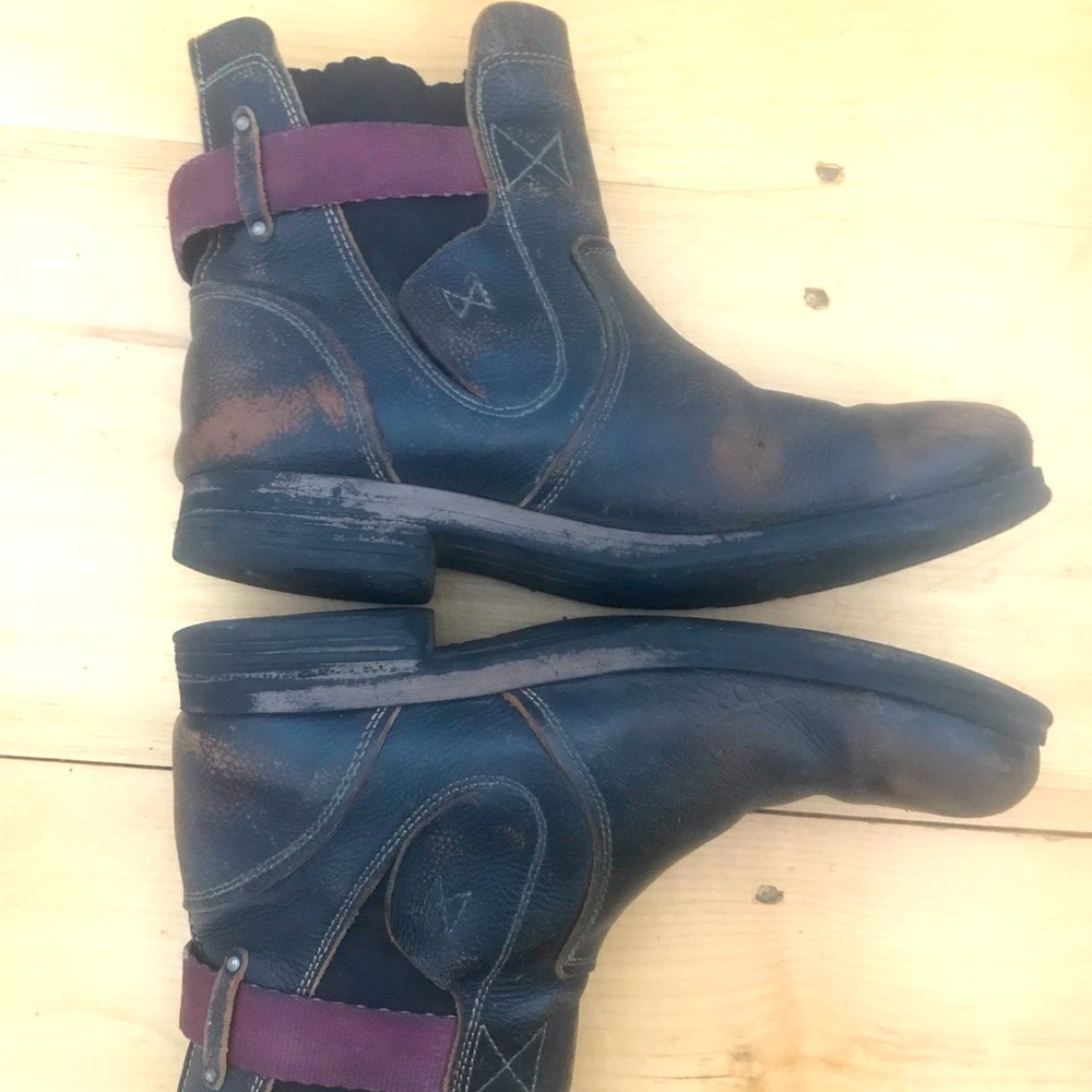 Fly London Stif buckle distressed boots 9
